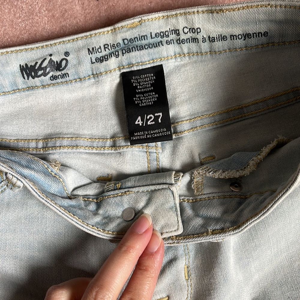 Mid Rise Denim Legging - Picture 2 of 16